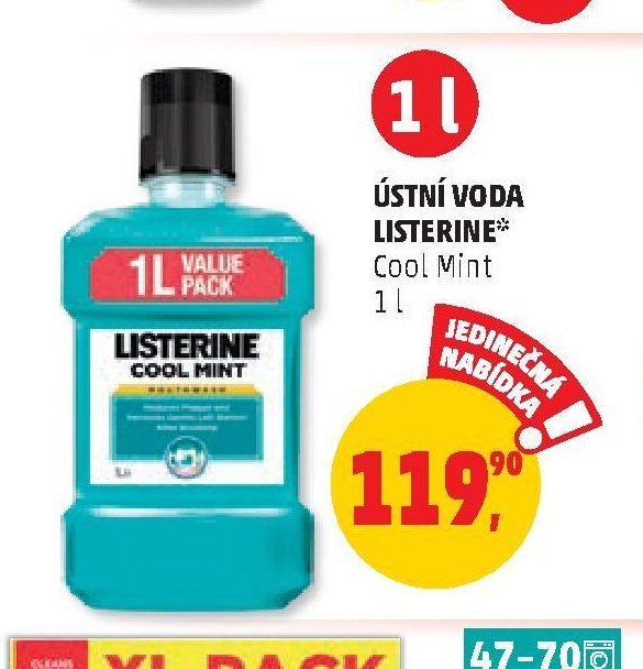 Ústní voda Listerine Cool Mint 1 l