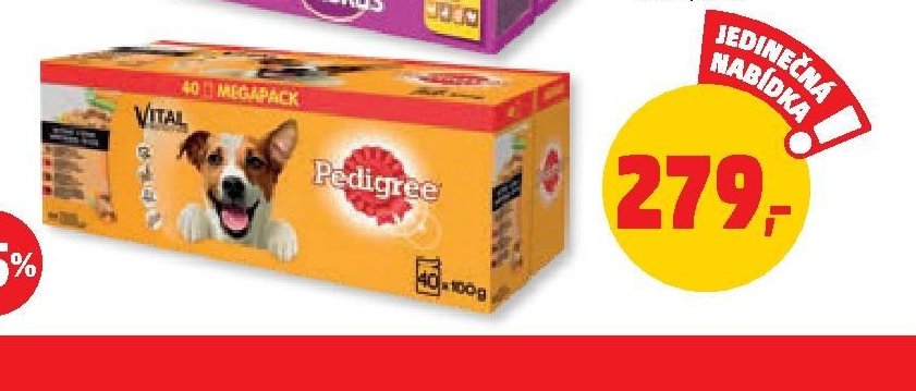 Kapsičky pro psy Pedigree 40x 100 g