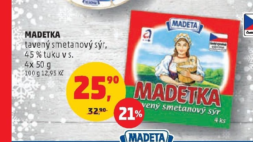 MADETKA tavený smetanový sýr