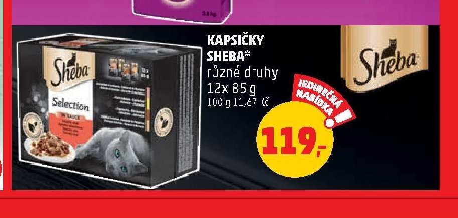 Kapsičky Sheba