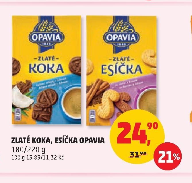 ZLATÉ KOKA, ESÍČKA OPAVIA
