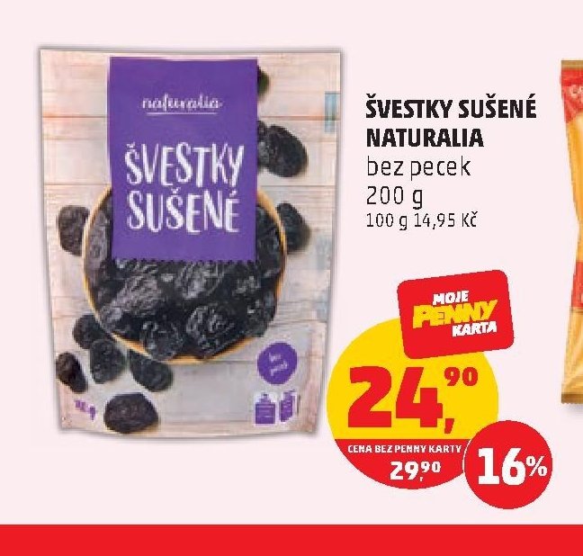ŠVESTKY SUŠENÉ NATURALIA