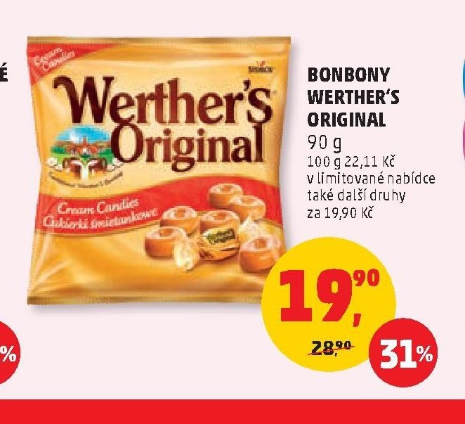 BONBONY WERTHER'S ORIGINAL