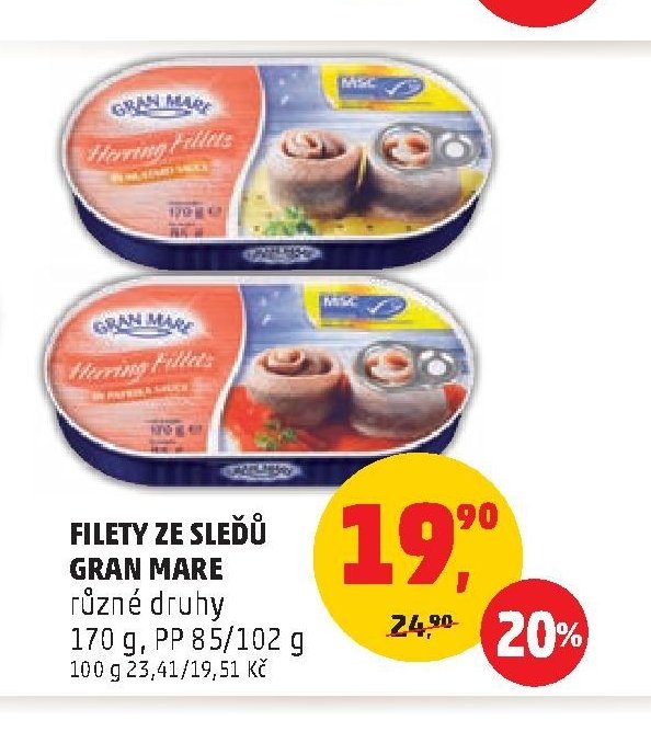 FILETY ZE SLEĎŮ GRAN MARE