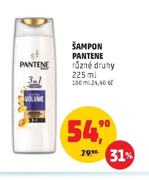 ŠAMPON PANTENE různé druhy 225 ml