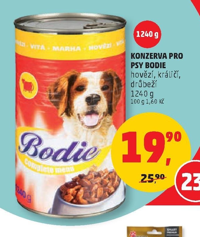 KONZERVA PRO PSY BODIE
