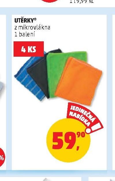 UTĚRKY z mikrovlákna