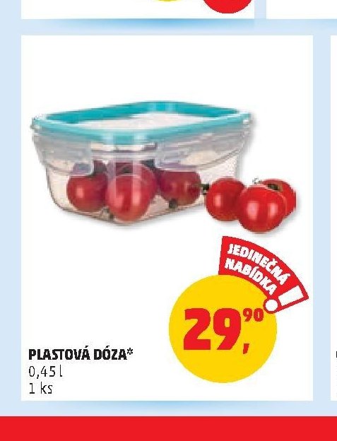 PLASTOVÁ DÓZA