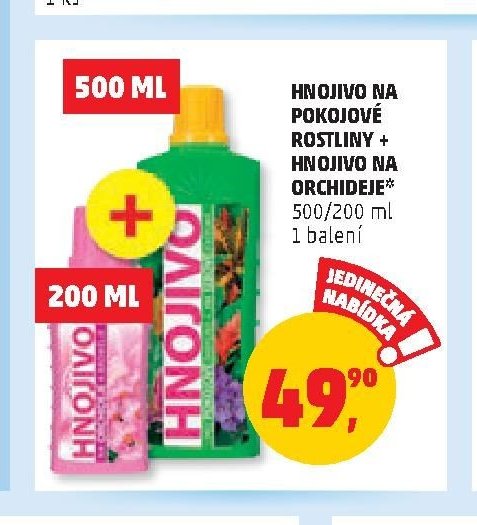 Hnojivo na pokojové rostliny / orchideje