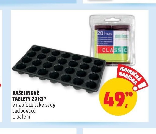 Rašelinové tablety 20 ks