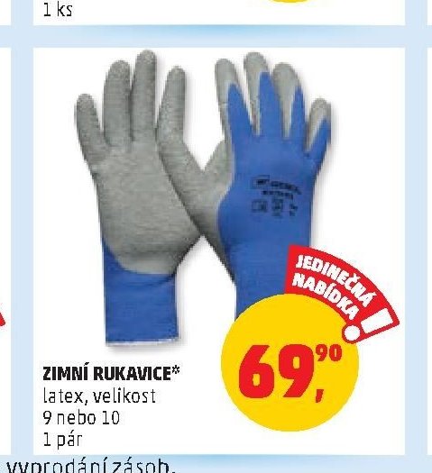 Zimní rukavice