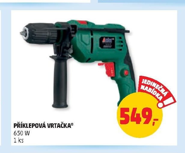 PŘÍKLEPOVÁ VRTAČKA