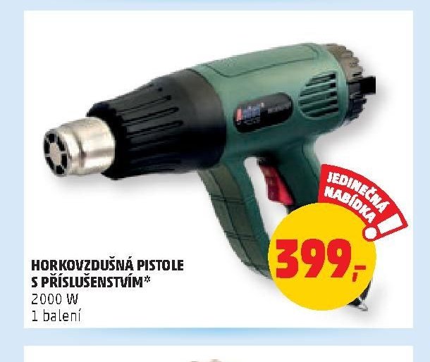 HORKOVZDUŠNÁ PISTOLE S PŘÍSLUŠENSTVÍM
