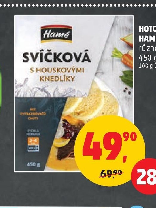 Hotová jídla Hamé