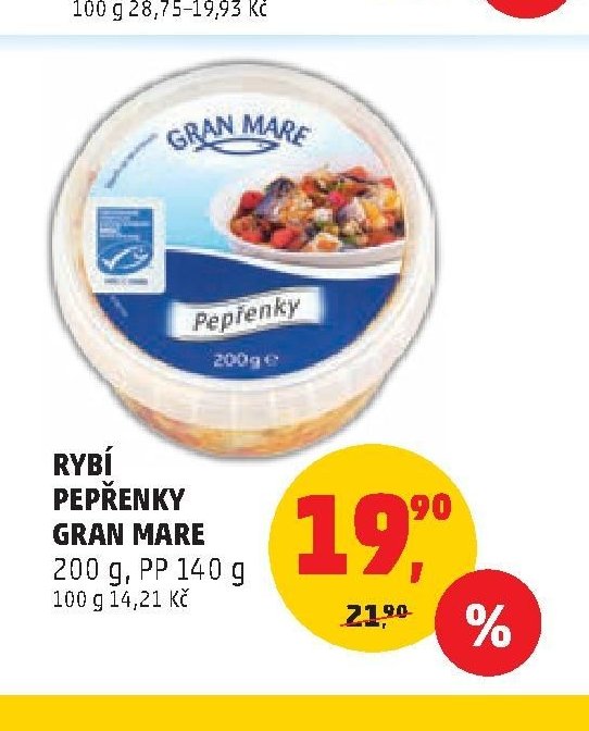 Rybí pepřenky Gran Mare