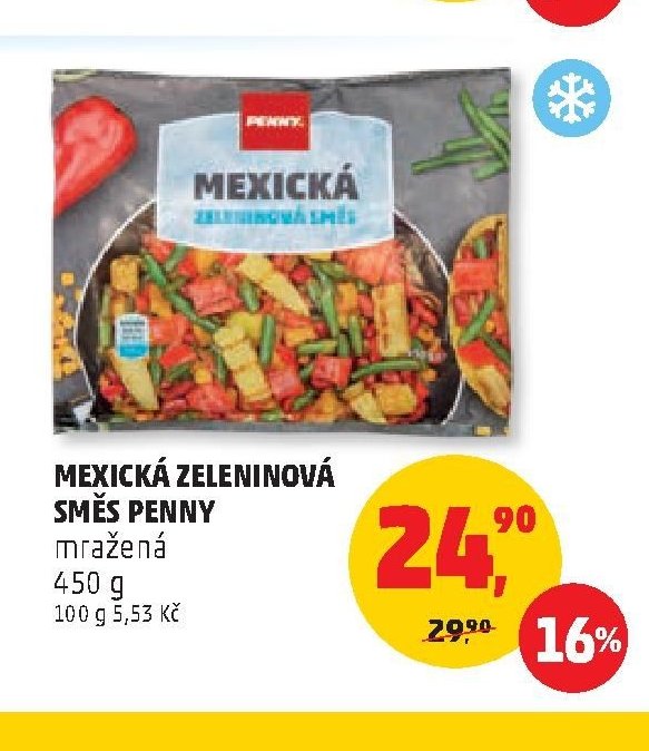 Mexická zeleninová směs Penny