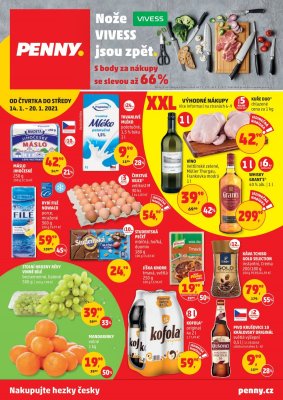 akční leták Penny Market 14.1.2021-20.1.2021