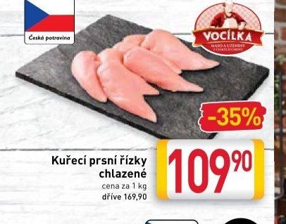 Kuřecí prsní řízky chlazené