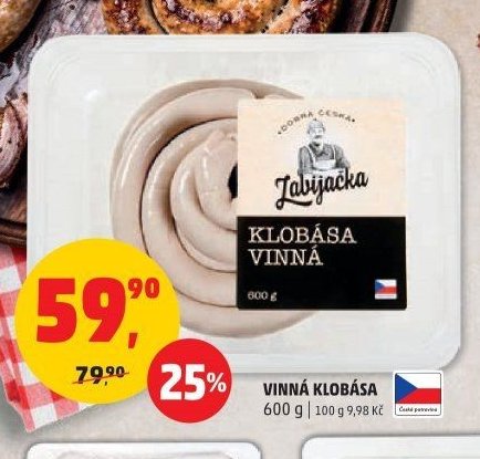 VINNÁ KLOBÁSA 600 g