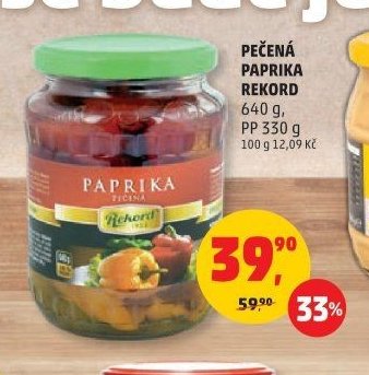 Pečená paprika Rekord