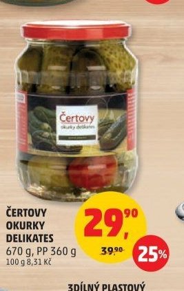 Čertovy okurky delikates