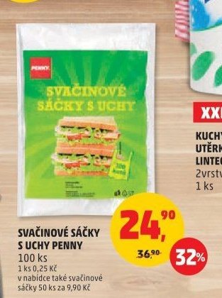 SVAČINOVÉ SÁČKY S UCHY PENNY
