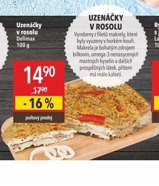 Uzenáčky v rosolu Delimax