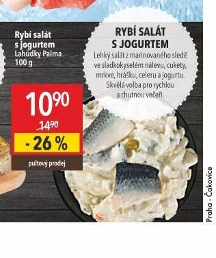 Rybí salát s jogurtem Lahůdky Palma