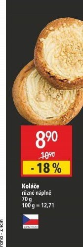 Koláče různé náplně