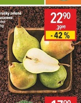 Hrušky zelené Lucasova volné 1 kg
