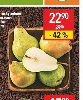 Hrušky zelené Lucasova volné