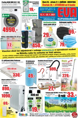 akční leták EVA.cz 13.1.2021-25.1.2021