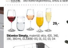 Sklenice Simply - ASKO akcniletaky.com
