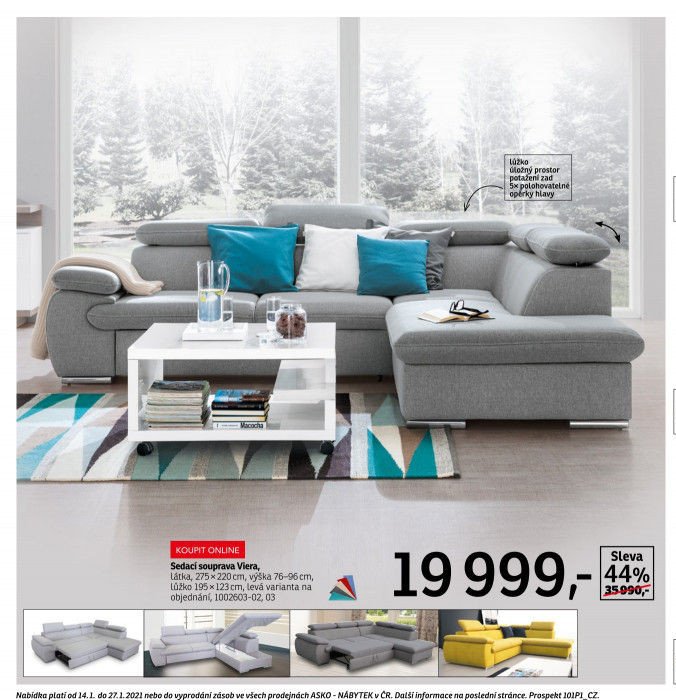 Sedací souprava Viera - ASKO akcniletaky.com