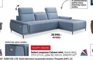 Sedací souprava Calvaro mini - ASKO akcniletaky.com