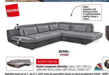 Sedací souprava Eternity - ASKO akcniletaky.com