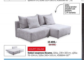 Sedací souprava Alcamo - ASKO akcniletaky.com
