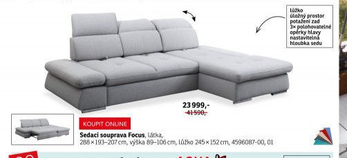 Sedací souprava Focus - ASKO akcniletaky.com
