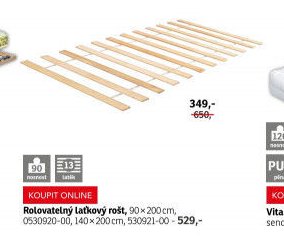 Rolovatelný latkový rošt - ASKO akcniletaky.com
