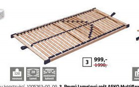 Pevný lamelový rošt ASKO Multiflex - ASKO akcniletaky.com