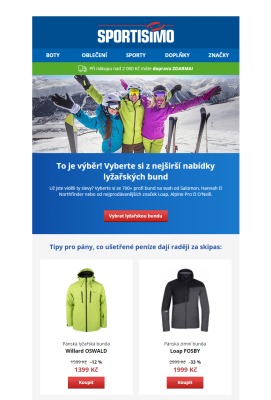 akční leták Sportisimo 14.1.2021-19.1.2021