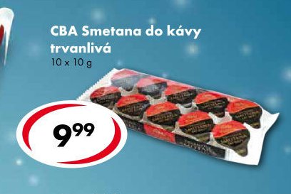 CBA Smetana do kávy trvanlivá