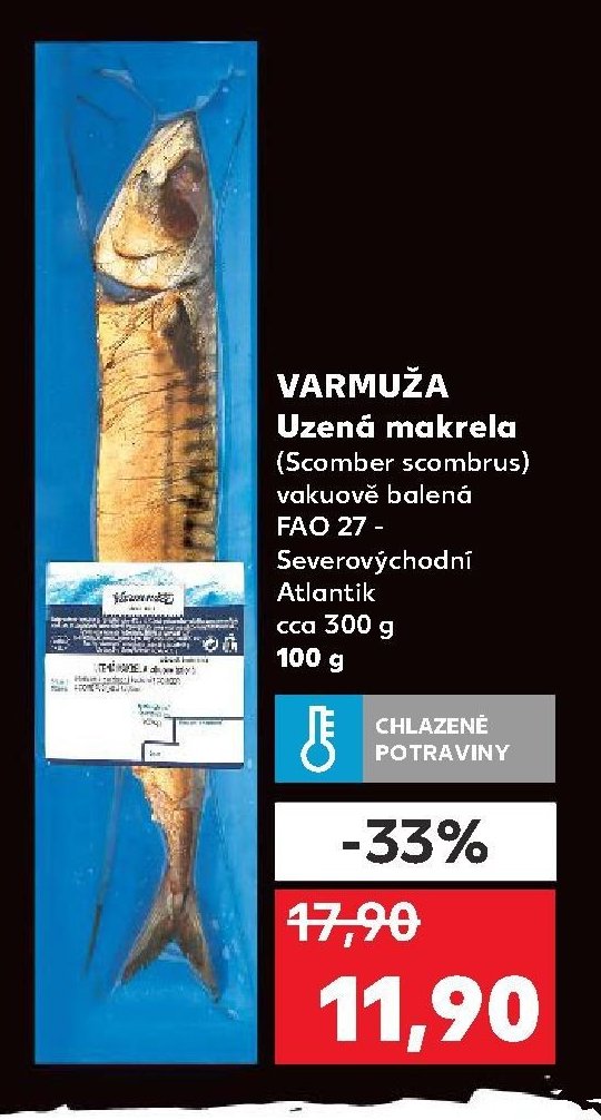VARMUŽA Uzená makrela