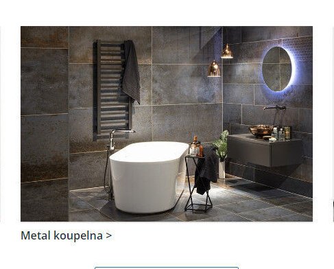 Metal koupelna