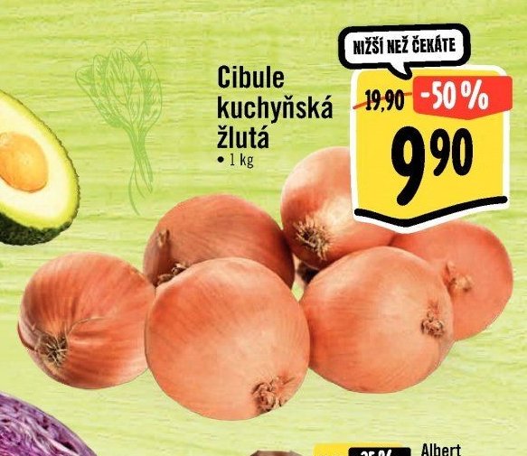 Cibule kuchyňská žlutá