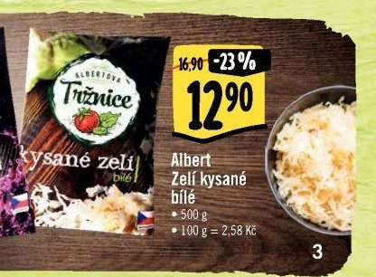 Albert Zelí kysané bílé