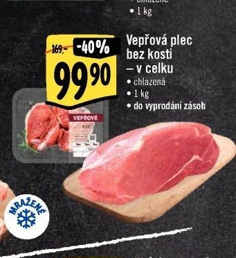 Vepřová plec bez kosti