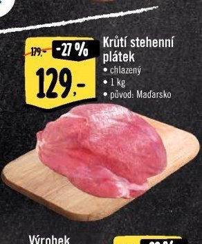 Krůtí stehenní plátek