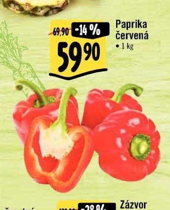 Paprika červená