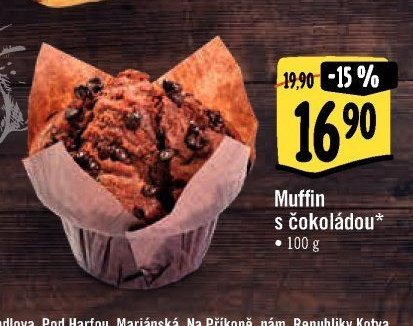 Muffin s čokoládou*